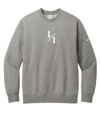 1/1 NIKE CLUB FLEECE SLEEVE SWOOSH CREW