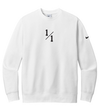 1/1 NIKE CLUB FLEECE SLEEVE SWOOSH CREW