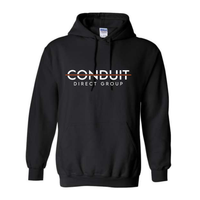CDG SIGNATURE - HOODED SWEATSHIRT