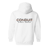 CDG FRONT/BACK - HOODED SWEATSHIRT - DISTRICT