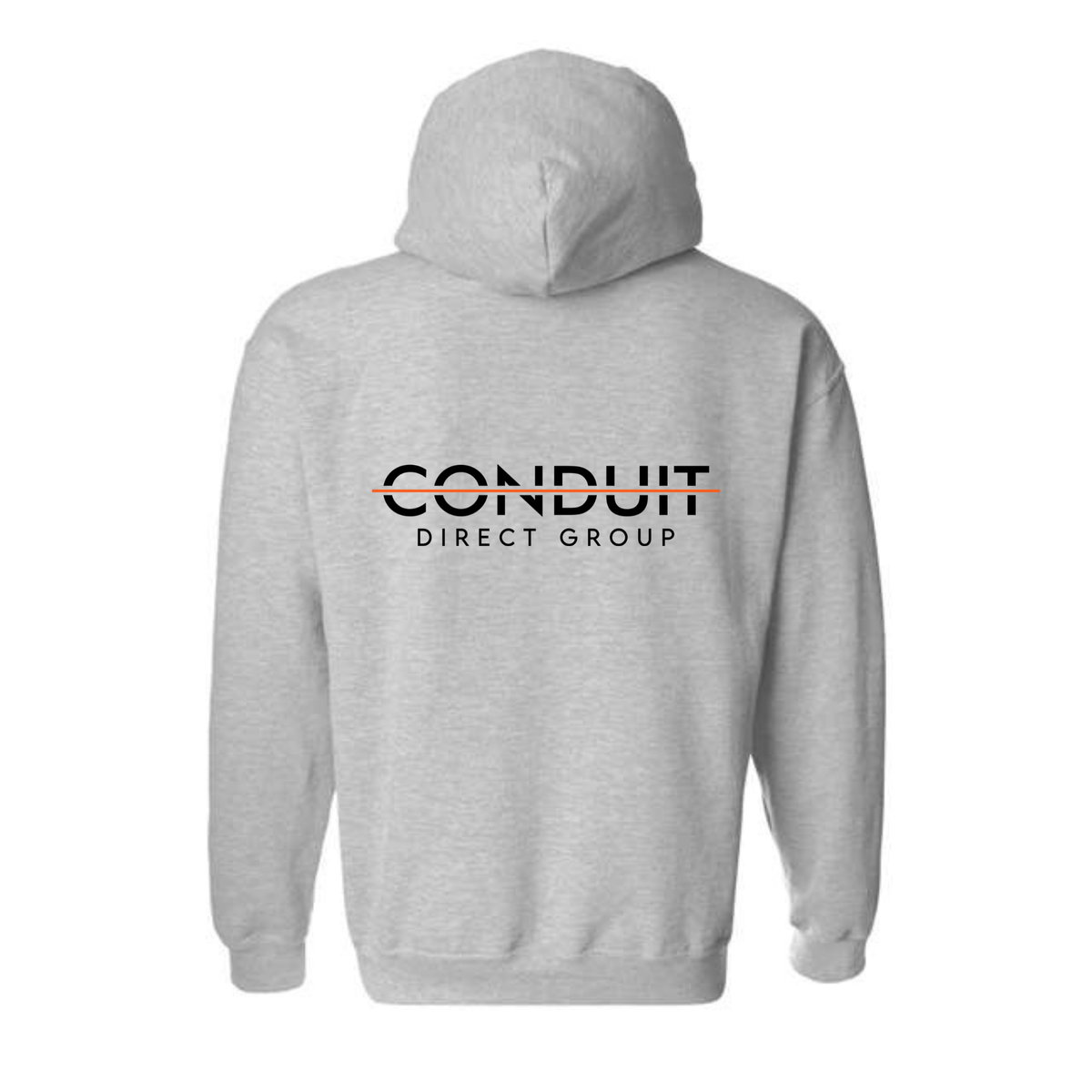 CDG FRONT/BACK - HOODED SWEATSHIRT - DISTRICT