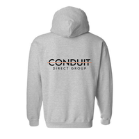 CDG FRONT/BACK - HOODED SWEATSHIRT - DISTRICT