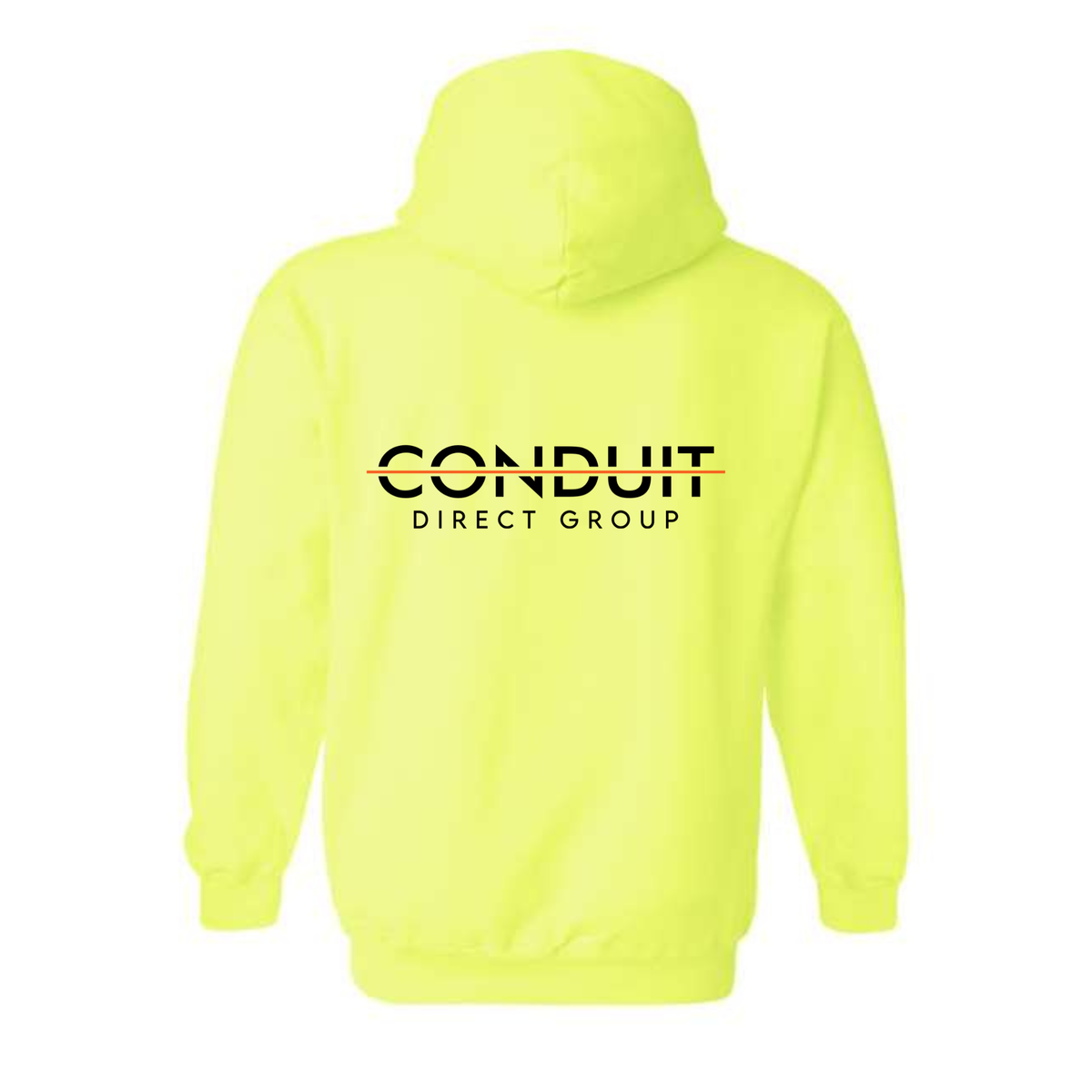 CDG FRONT/BACK - HOODED SWEATSHIRT  - GILDAN
