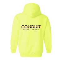 CDG FRONT/BACK - HOODED SWEATSHIRT  - GILDAN