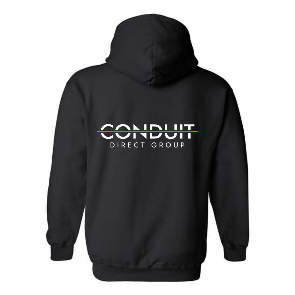 CDG FRONT/BACK - HOODED SWEATSHIRT - DISTRICT