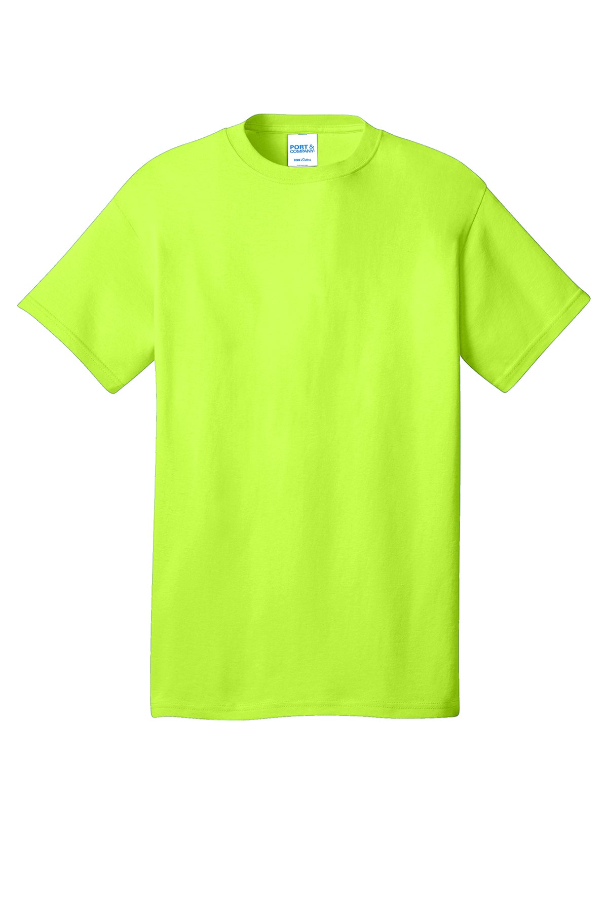 #ISPC54 Safety Green Cotton Tee - Port & Company