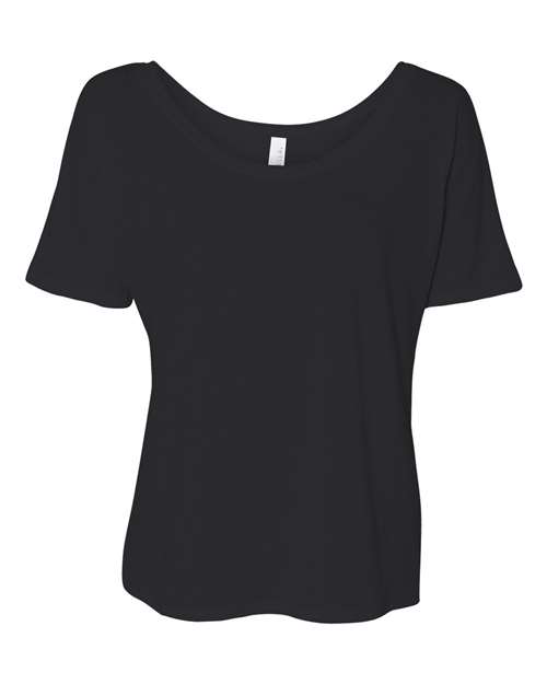 #IS8816 Black Slouchy Tee - Bella