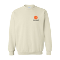 CDG FRONT/BACK - CREW SWEATSHIRT