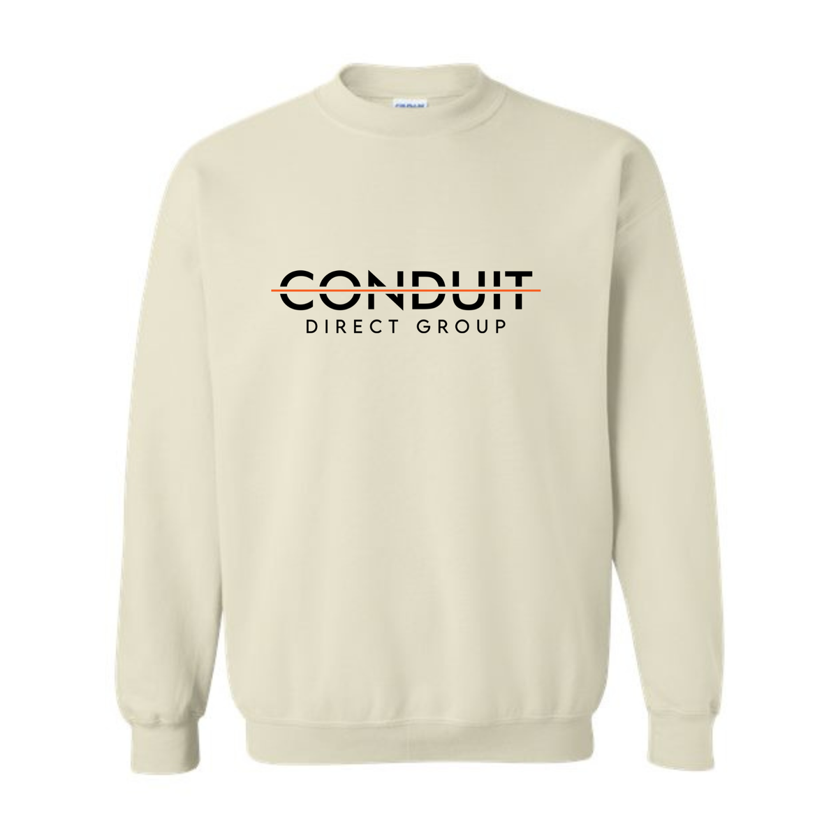 CDG SIGNATURE - CREW SWEATSHIRT  - GILDAN
