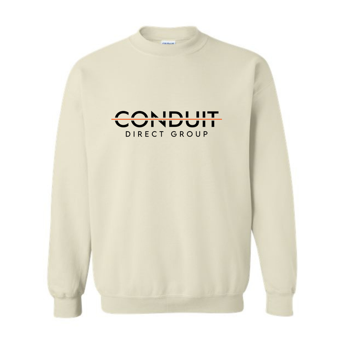 CDG SIGNATURE - CREW SWEATSHIRT  - GILDAN