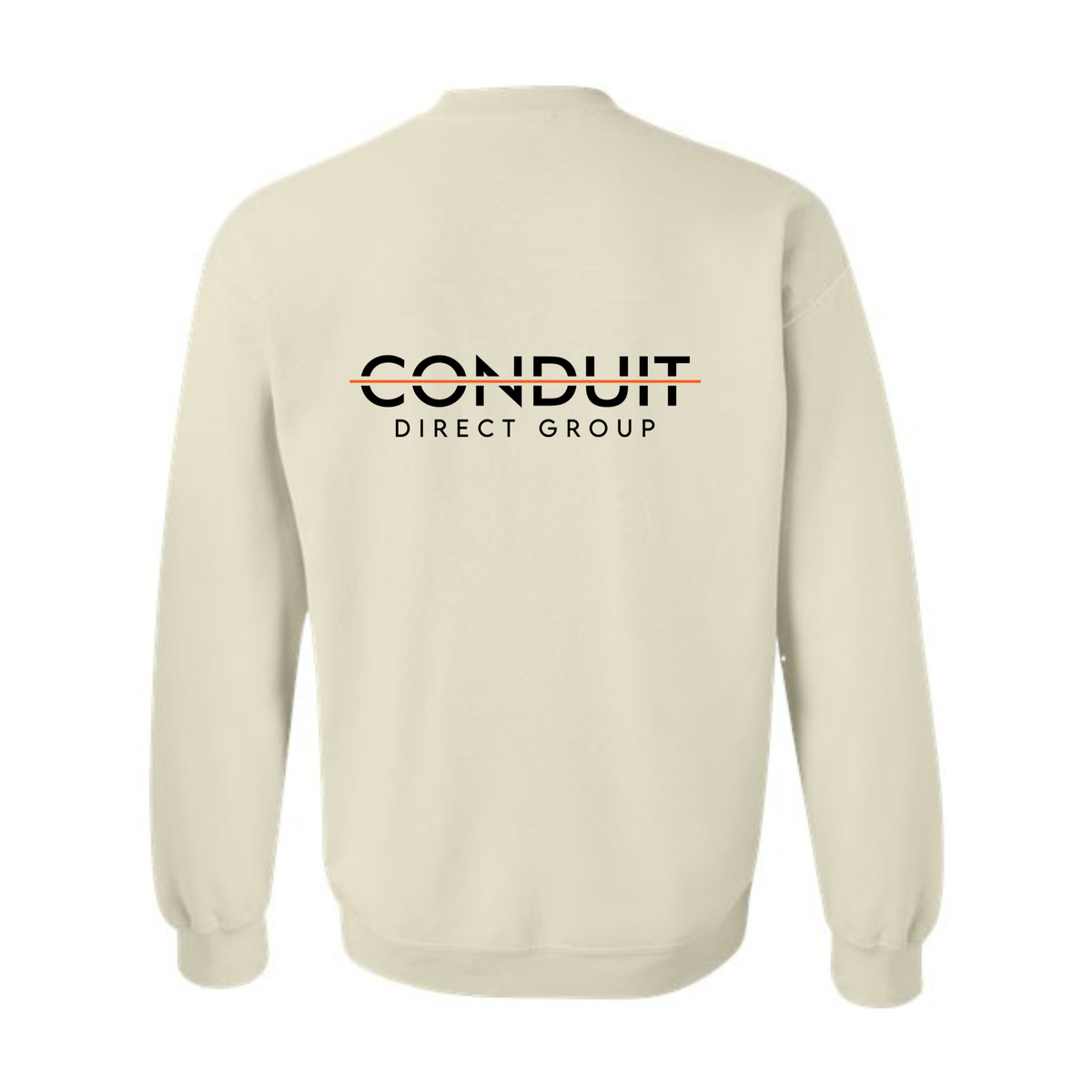 CDG FRONT/BACK - CREW SWEATSHIRT