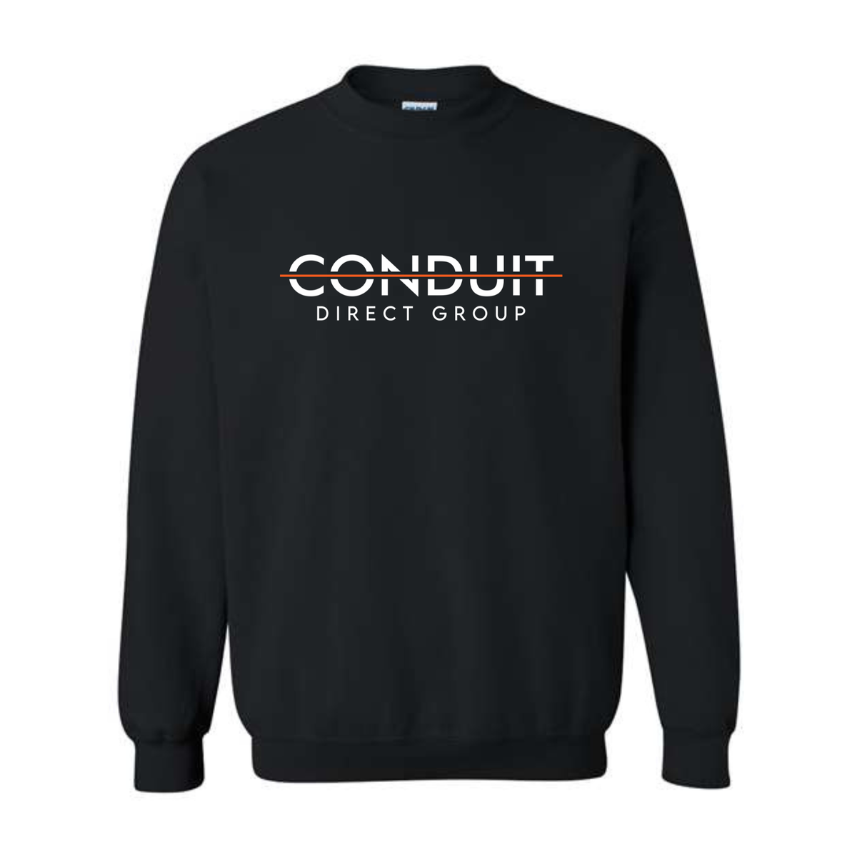 CDG SIGNATURE - CREW SWEATSHIRT - DISTRICT