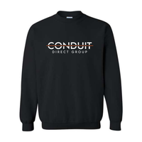 CDG SIGNATURE - CREW SWEATSHIRT - DISTRICT