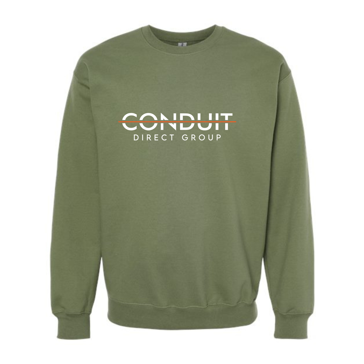 CDG SIGNATURE - CREW SWEATSHIRT  - GILDAN