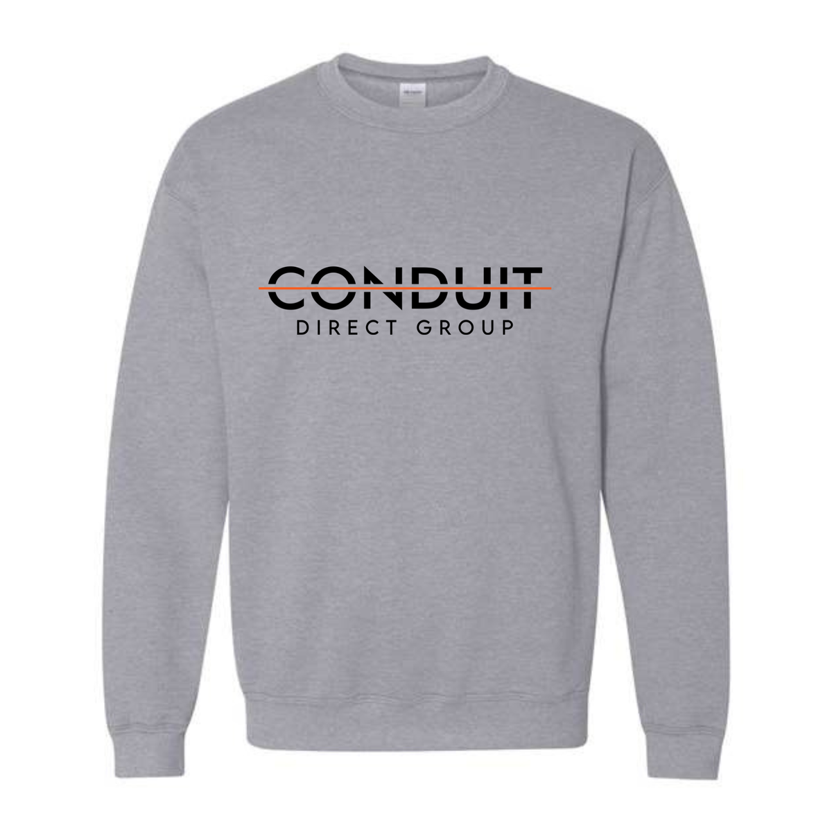 CDG SIGNATURE - CREW SWEATSHIRT - DISTRICT
