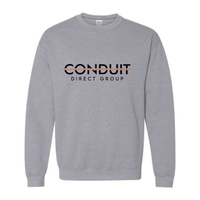 CDG SIGNATURE - CREW SWEATSHIRT - DISTRICT