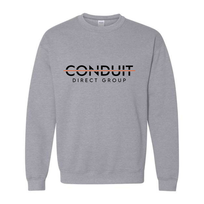 CDG SIGNATURE - CREW SWEATSHIRT - DISTRICT