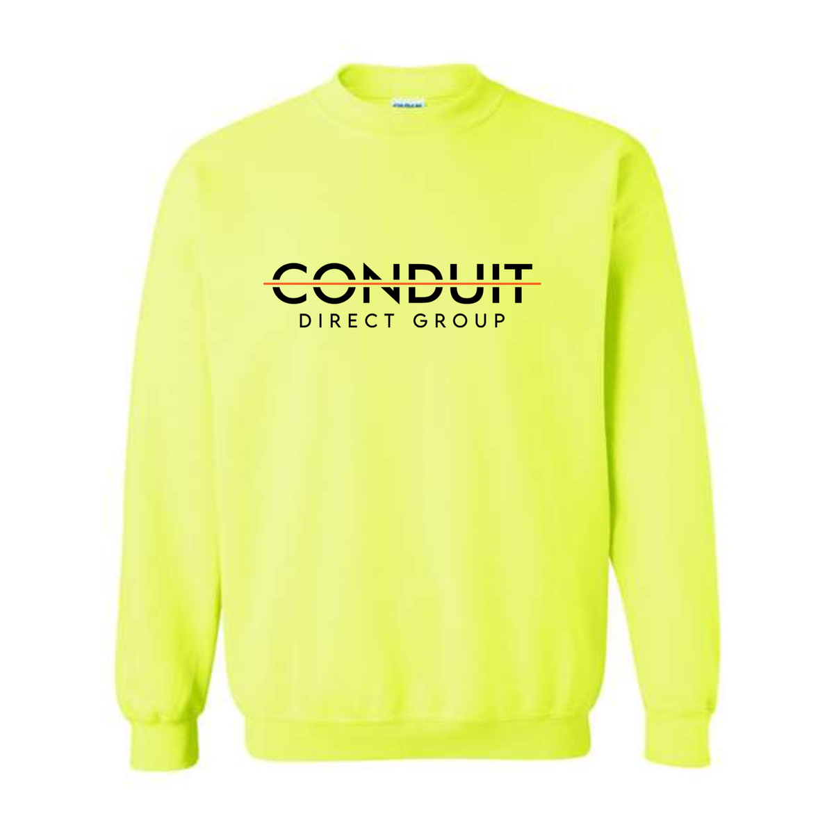 CDG SIGNATURE - CREW SWEATSHIRT  - GILDAN