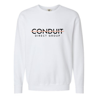 CDG SIGNATURE - CREW SWEATSHIRT - DISTRICT