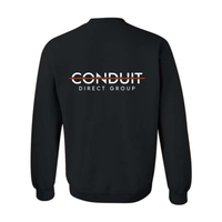 CDG FRONT/BACK - CREW SWEATSHIRT