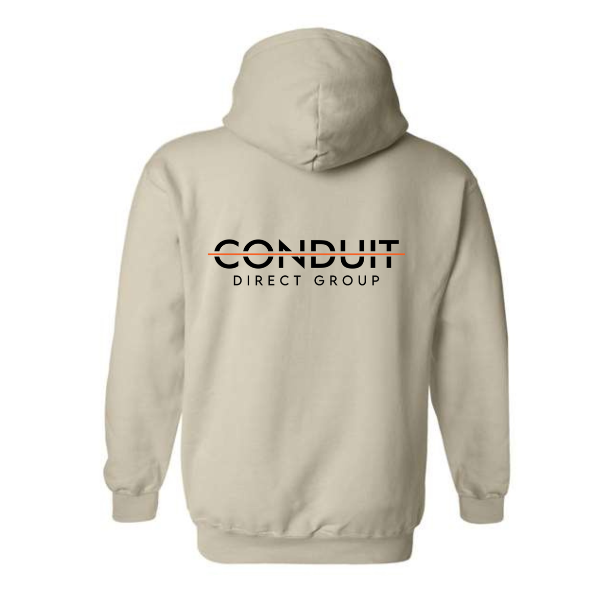 CDG FRONT/BACK - HOODED SWEATSHIRT  - GILDAN