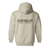 CDG FRONT/BACK - HOODED SWEATSHIRT  - GILDAN