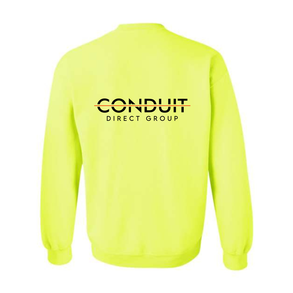 CDG FRONT/BACK - CREW SWEATSHIRT