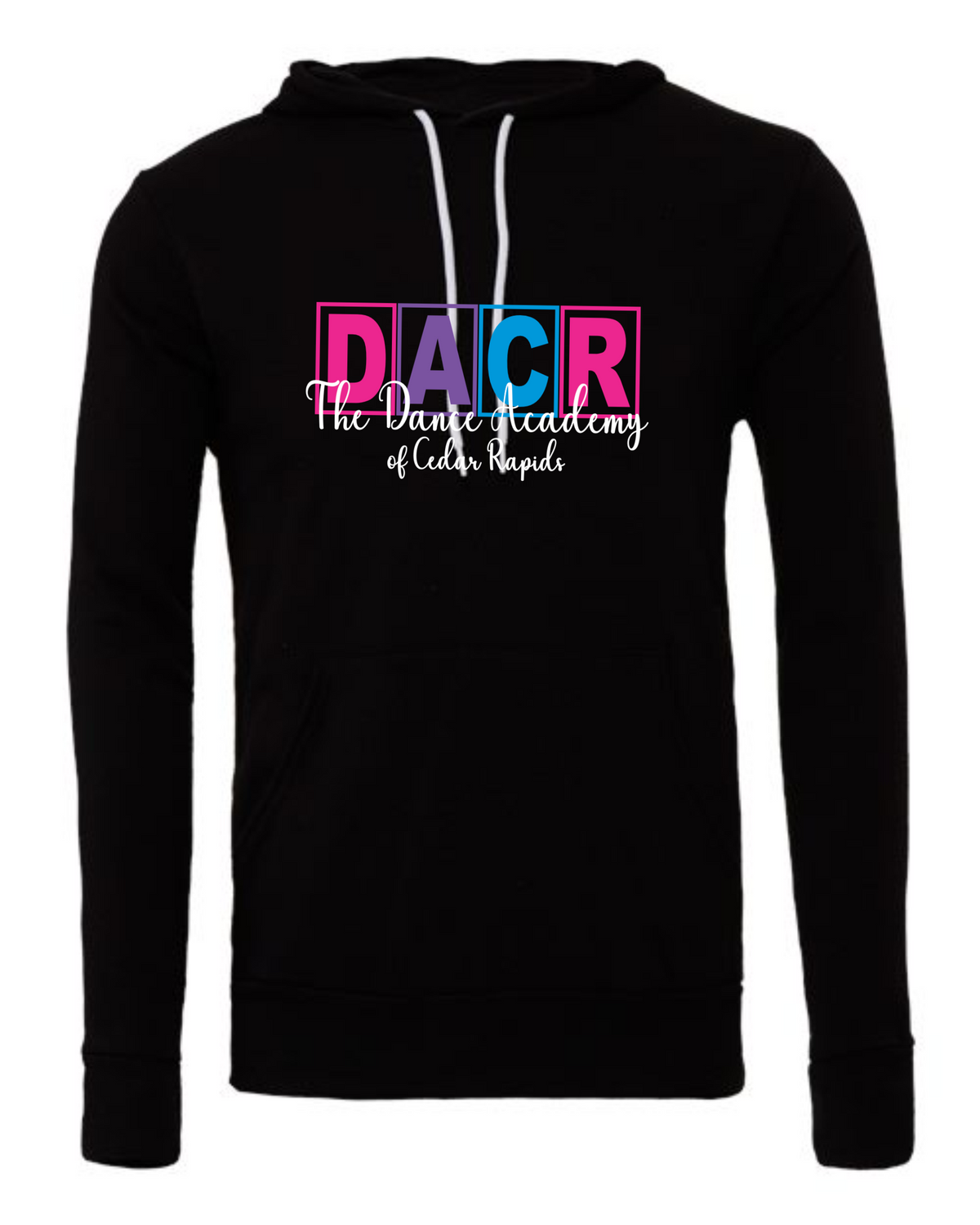 DACR BELLA SIGNATURE SCRIPT BLACK HOODIE