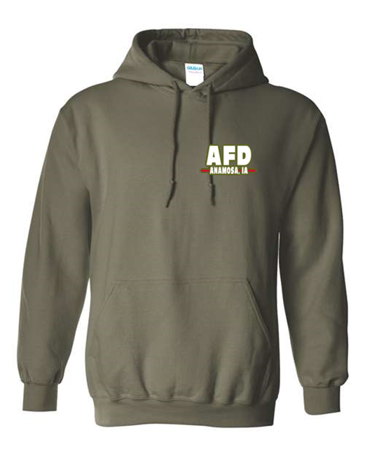 AFD RED LINE - GILDAN - MILITARY GREEN