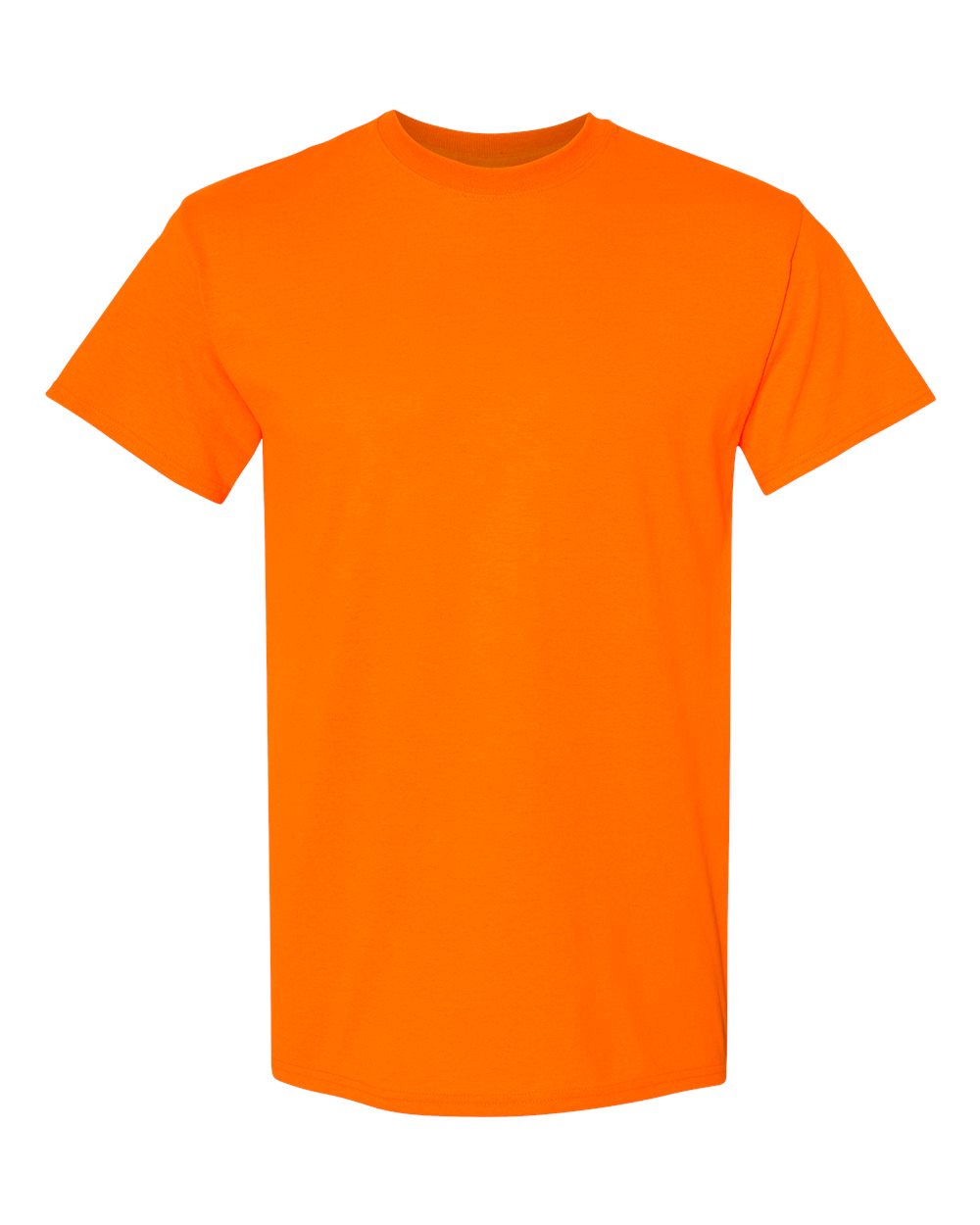 #IS5000 Safety Orange Cotton Tee - Gildan
