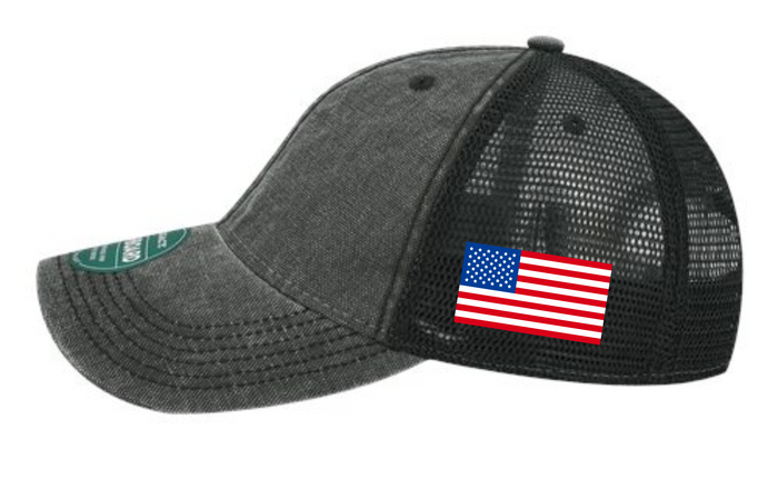 PEAK LEGACY BLACK TRUCKER HAT