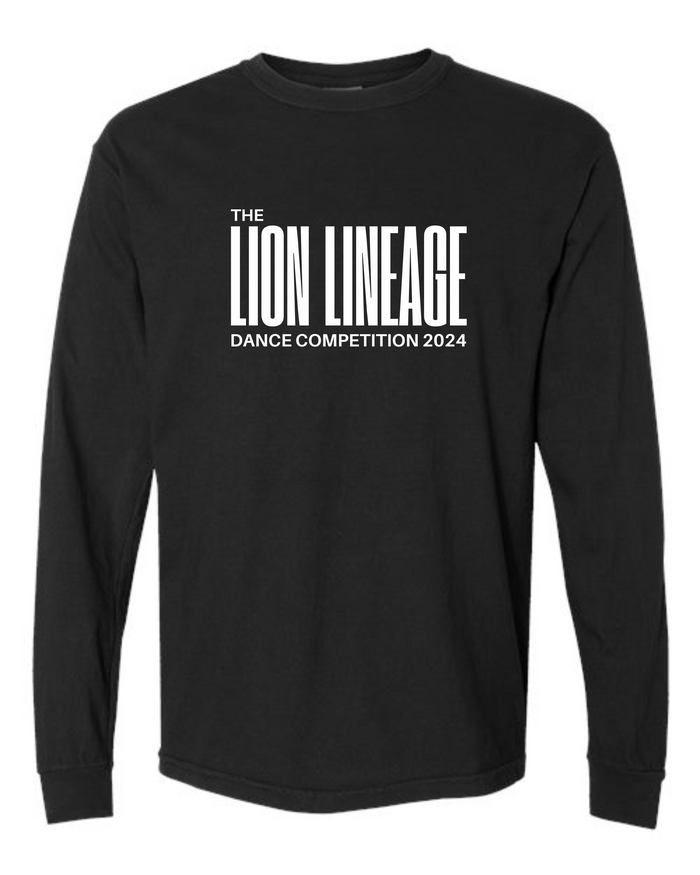 LION LINEAGE BLOCK - BLACK - COMFORT COLORS