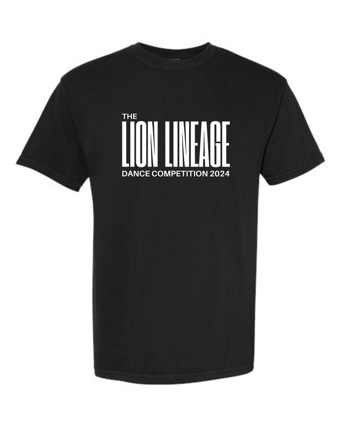 LION LINEAGE BLOCK - BLACK - COMFORT COLORS