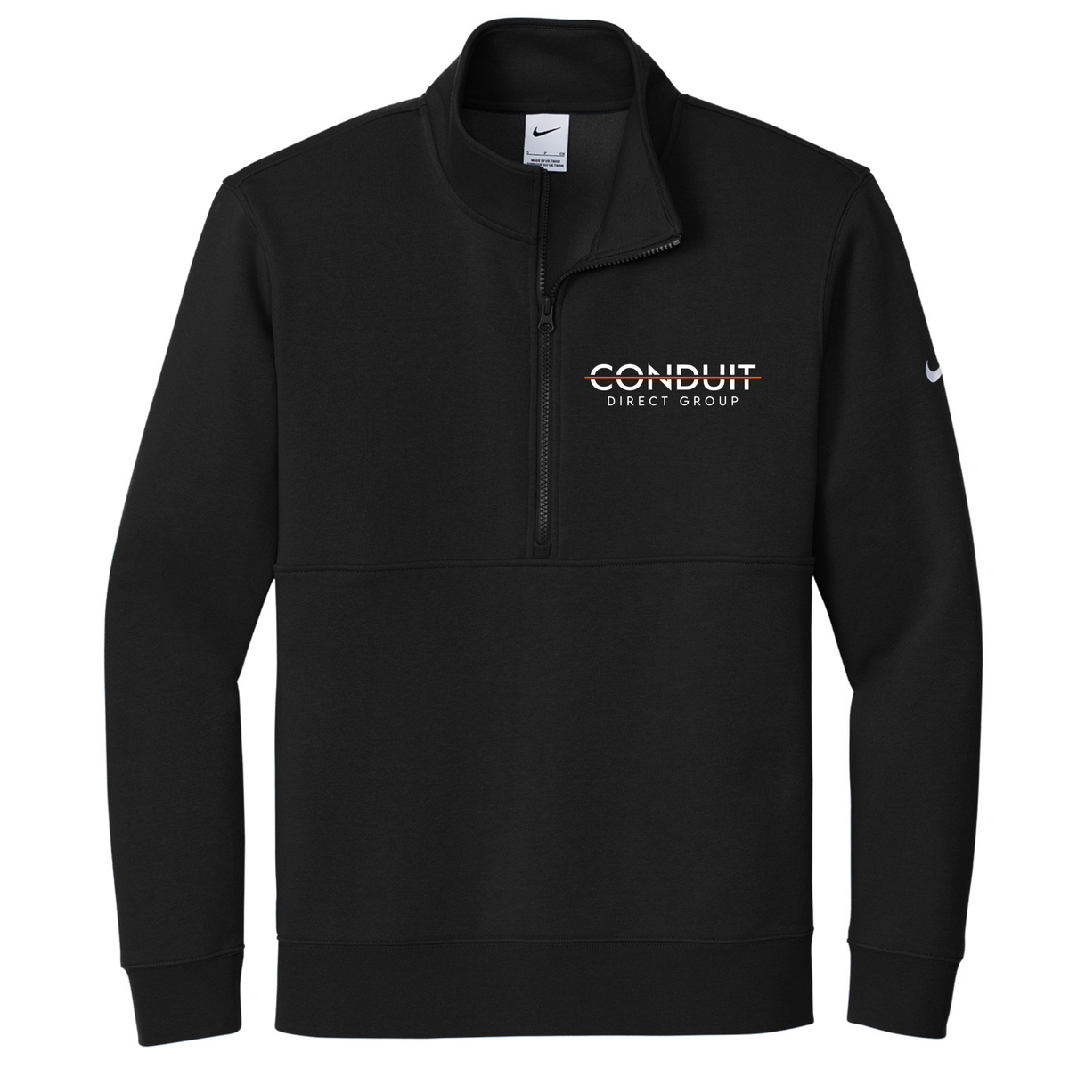 CDG NIKE 1/2 ZIP FLEECE